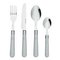 Argos Home 16 Piece Bistro Cutlery Set - Grey