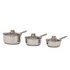 Argos Home 3 Piece Stainless Steel Pan Set