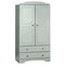 Argos Home Nordic 2 Dr 2 Drawer Short Wardrobe - Grey & Pine