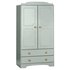 Argos Home Nordic 2 Dr 2 Drawer Short Wardrobe - Grey & Pine