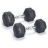 Men's Health Rubber Dumbbell Set - 2 x 10kg