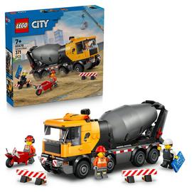 LEGO City Cement Mixer Truck Toy for Kids 60478 PREORDER