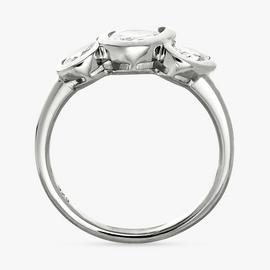 Revere Sterling Silver Pear Trilogy Fashion Ring