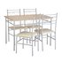 Argos Home Oslo Dining Table & 4 Chairs - Oak Effect