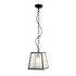 Argos Home Serenity Glass Lantern Pendant - Black