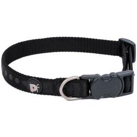 Petface Black Tonal Dots Dog Collar - Small