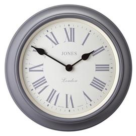 Jones Supper Club Wall Clock Grey Best Price and Cheapest