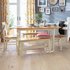 Argos Home Chicago Extending Table, 2 Benches & 2 Chairs