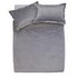 Argos Home Grey Velvet Bedding Set - Superking