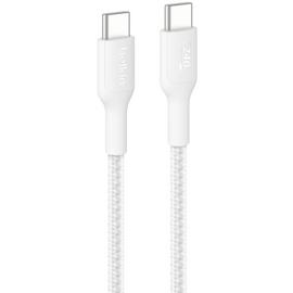 Belkin 2m 240W USB-C to USB-C Braided Cable - White