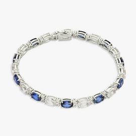 Revere Sterling Silver Sapphire Tennis Bracelet