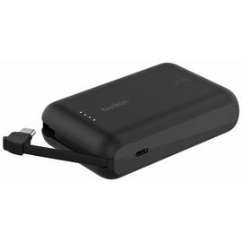 Belkin 20W 10000mAh Power Bank with USB-C Cable - Black