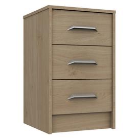Ashdown 3 Drawer Bedside Table