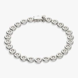 Revere Sterling Silver Cubic Zirconia Tennis Bracelet