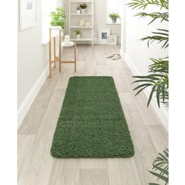 Buddy Forest Green Shaggy Rug