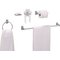 Argos Home 5 Piece Bathroom Accessory Set - Chrome Finish