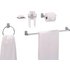 Argos Home 5 Piece Bathroom Accessory Set - Chrome Finish
