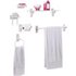 Argos Home 6 Piece Wooden Bathroom Accessory Set - White