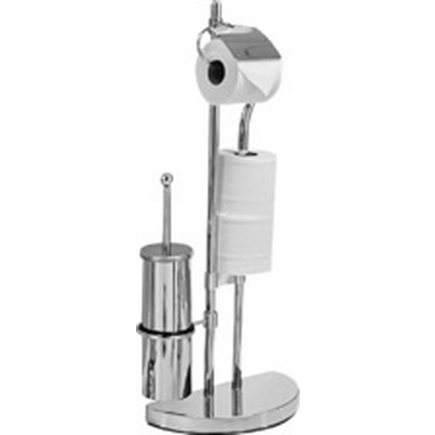 Buy Collection Toilet Brush & Toilet Roll Holder Chrome Plated at