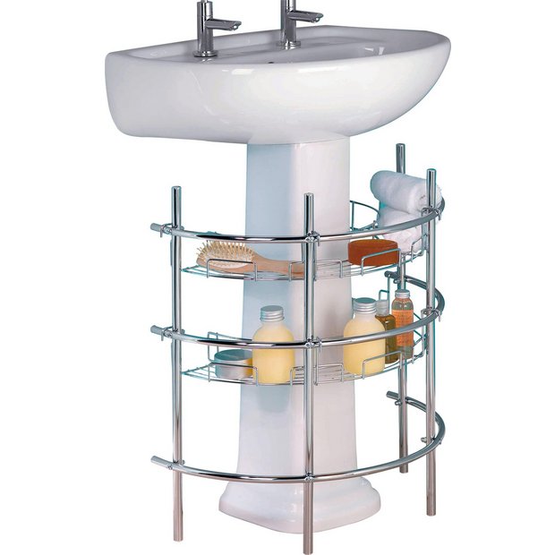 Buy HOME Under Sink Storage Unit Chrome at Argos.co.uk Your Online