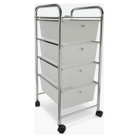 Argos Home 4 Drawer Storage Trolley on Wheels