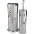 Argos Home Squares Toilet Brush and Roll Holder - S/Steel