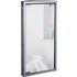 Mirrored Bathroom Corner Cabinet - Stainless Steel
