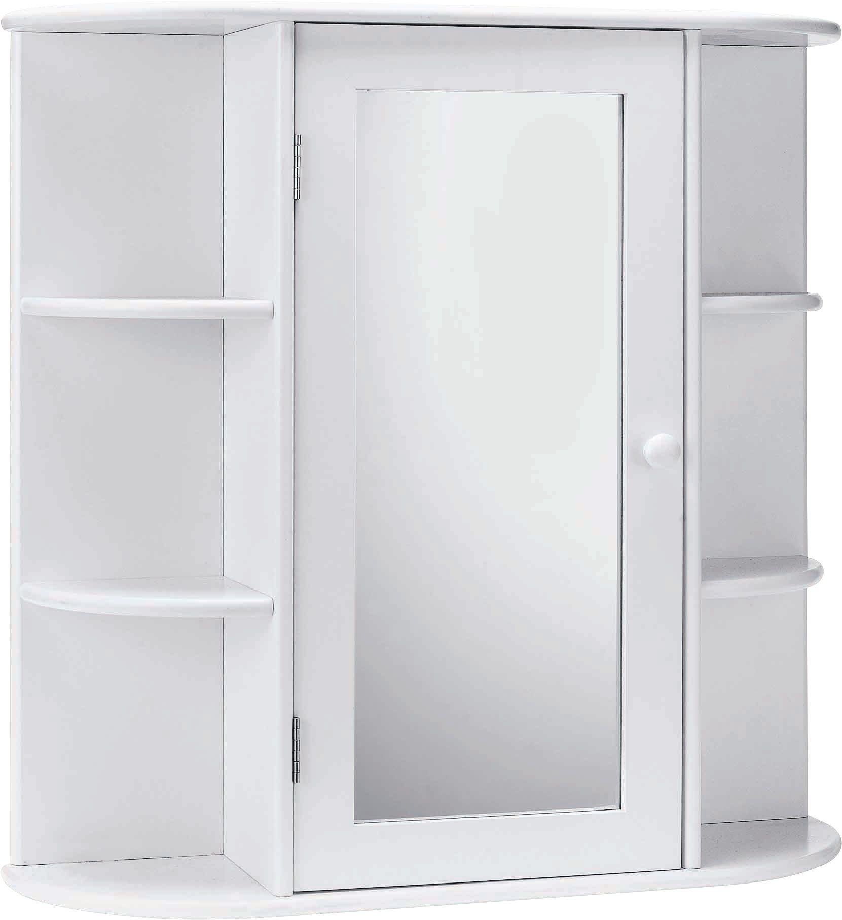 Buy HOME Mirrored Bathroom Cabinet with Shelves  White at Argos.co.uk  Your Online Shop for 