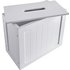 Argos Home Slimline Shaker Unit with Lid - White