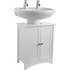 HOME Tongue and Groove Under Sink Storage Unit - White