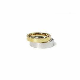 Uncommon Souls Gold & Silver Stainless Steel Band Rings