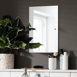 Argos Home Rectangular Bathroom Mirror - Silver