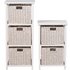 Collection 2 and 3 Drawer Unit - White