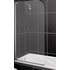 Argos Home Half Framed Single Radius Bath Shower Screen