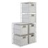 Argos Home 2 and 4 Drawer Storage Towers - White