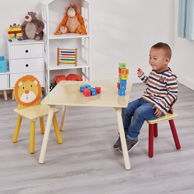 Argos kids table and on sale chairs