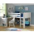 Argos Home Brooklyn Mid Sleeper Bed Frame with Desk - White