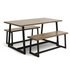Argos Home Nomad 160cm Dining Table and 2 Benches