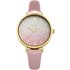 Identity London Ladies Ombre Pink Faux Leather Strap Watch