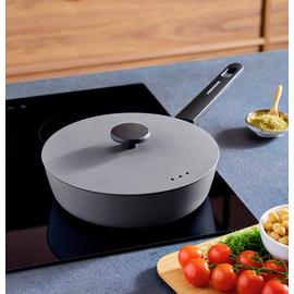 Morphy Richards 24cm Forged Aluminium Saute Pan - Grey