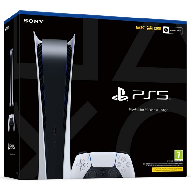 Buy PlayStation 5 Digital Console | PS5 consoles | Argos