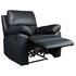 Argos Home Toby Faux Leather Manual Recliner Chair - Black