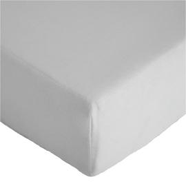 Argos Home Plain White Fitted Sheet