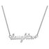 Moon & Back Silver Daughter 16 Inch Necklace