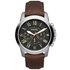 Fossil Grant Mens Brown Leather Strap Chronograph Watch