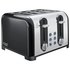Russell Hobbs 22407 Worcester 4 Slice Toaster - Black