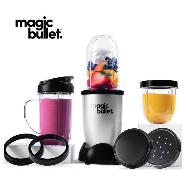 Magic Bullet 18 oz. Single Speed Silver Jar Blender and Mixer