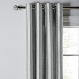 Argos Home Faux Silk Lined Eyelet Curtains