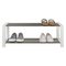 Argos Home 2 Tier Shoe Rack - White & Chrome