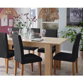 Argos Home Wood Effect Extending Dining Table & 6 Chairs